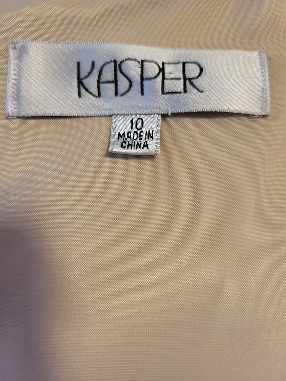 Kasper Beige Midi Dress with Black Trim Jacket - Picture 6 of 6